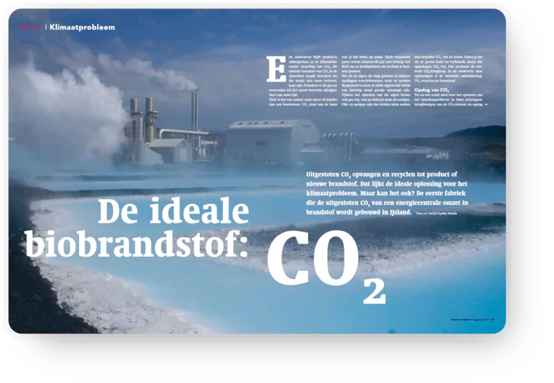CO2 als ideale brandstof
