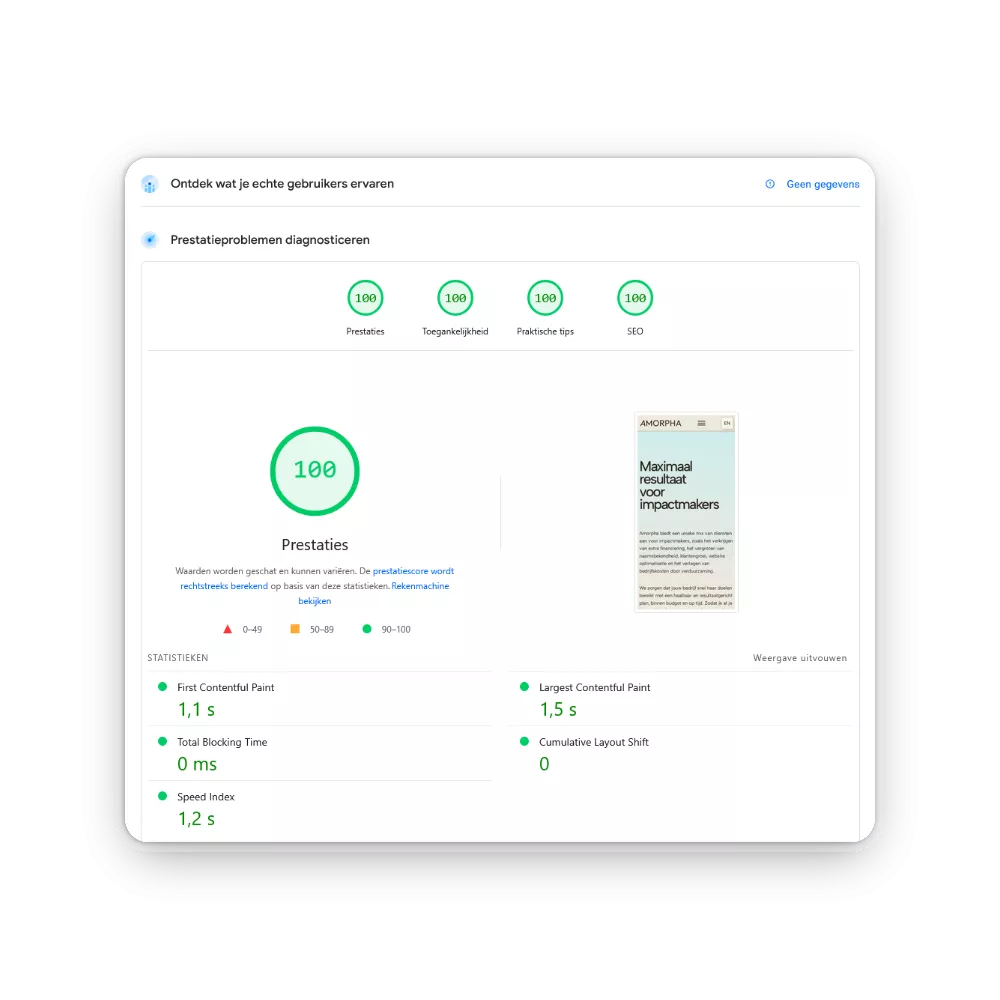 Google PSI - Home NL